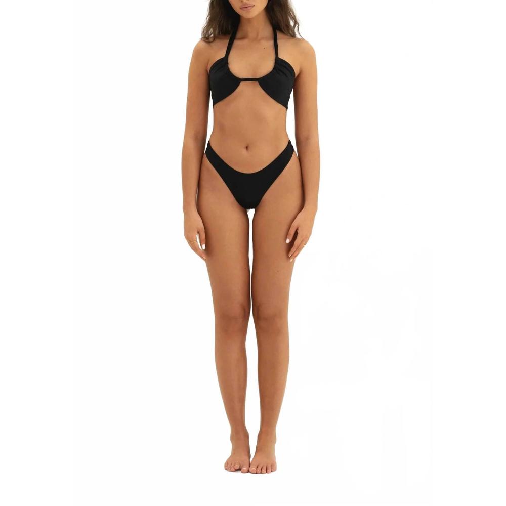 NEW CONSCIOUS noah bikini bottom in black